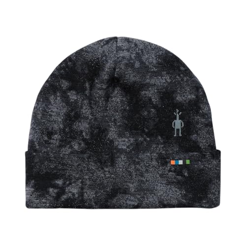 SmartWool Unisex Adult Thermal Merino Reversible Cuffed Beanie - color: Black Tie Dye