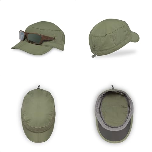 Sunday Afternoons Sun Tripper Cap, UPF 50+ Unisex Cadet Cap - color: Black, size: Medium