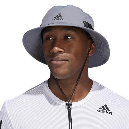 adidas Men's Victory Bucket Hat Boonie - color: Grey/Black/4, size: Small-Medium