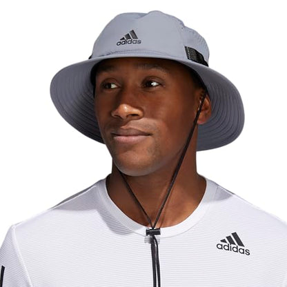 adidas Men's Victory Bucket Hat Boonie - color: Grey/Black/4, size: Small-Medium