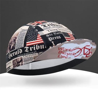 Cycling Cap for Man and Woman-Cycling Hat Under Helmet-Polyester Breathable Sweat Absorbent - color: Cou-16