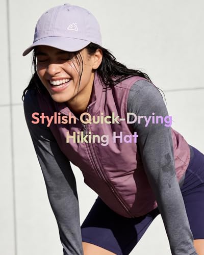 Jeasona UPF 50+ UV Protection Running Hat for Women, Lightweight Quick Dry Packable Sun Protection Baseball Cap - color: Purple
