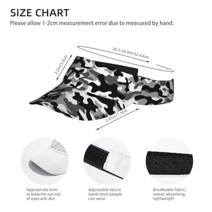 Gianlaima Funny Golf Sun Visor Hat for Women Men - color: Black25