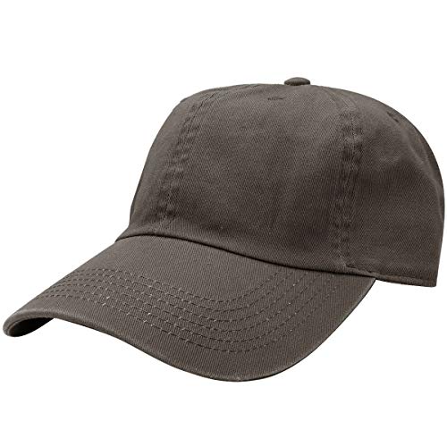 Falari Classic Baseball Cap Dad Hat 100% Cotton Soft Adjustable Size - color: Olive