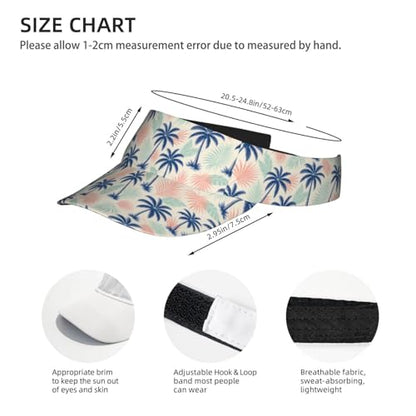 Panda Sports Sun Visor Hats for Women Men - color: 12