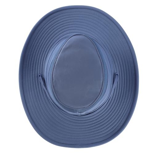 Home Prefer Classic UPF 50+ Men's Sun Hat Wide Brim Bucket Hat UV Protection Fishing Hat for Men Beach Safari Gardening Golf - color: Blue, size: Medium