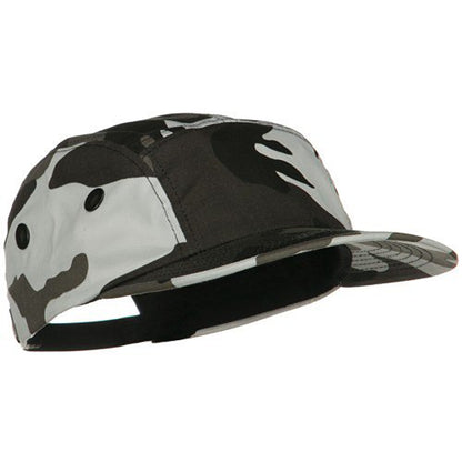 e4Hats.com 5 Panel Camouflage Twill Cap - color: City