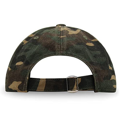 JPAK Two Tomatoes Premium Dad Hat Embroidered Cotton Baseball Cap Vegetables Embroidery - color: Green Camo