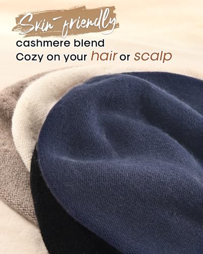 FURTALK Slouchy Beanies for Women Winter Hats Soft Warm Beanie Hat Ladies Knitting Skull Beanies - color: Navy