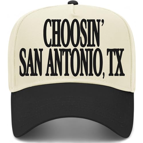 Choosin' San Antonio Texas Hat - color: Black/Natural