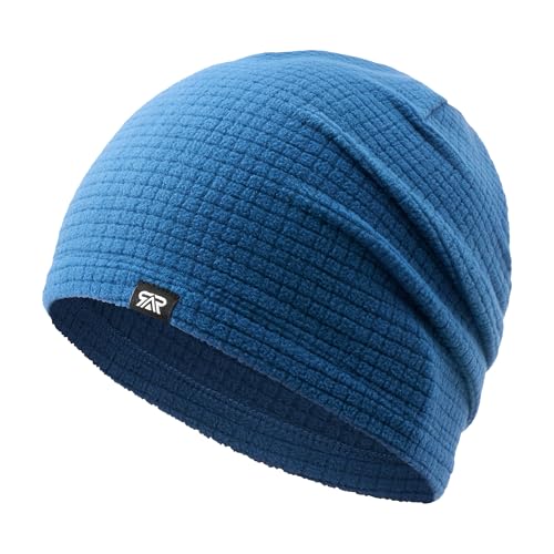 AUSFLUG Slouchy Beanie for Men Women Warm Lightweight Hard Hat Liner - color: Blue