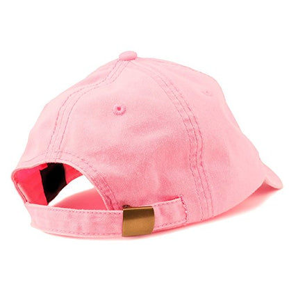 Trendy Apparel Shop Dachshund Embroidered Dog Theme Low Profile Dad Hat Cotton Cap - color: Pink