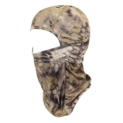 GANWAY Windproof Cap Tactic CS Motorcycle Mask Sunscreen Hat Ski Balaclava Headgear - color: Khaki