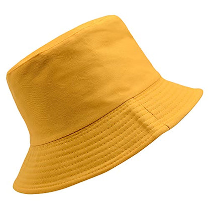Flower Reversible Bucket Hat Cotton Summer Travel Beach Sun Hats Emboridery for Women Men
