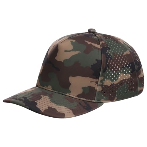 Lids Tee Box 5-Panel Performance Tech Adjustable Snapback Cap - color: Camo