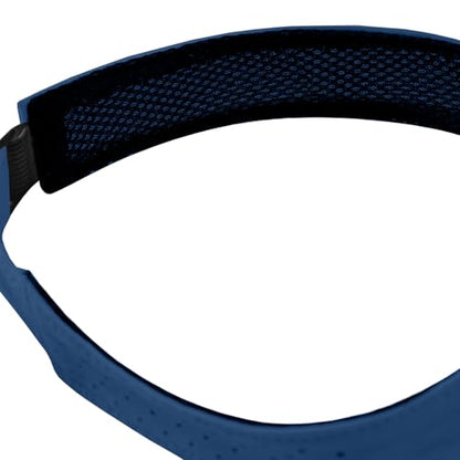 WANDER Sports Sun Visor Hat Mesh Foldable Brim for Men Women Running - color: Navy Blue