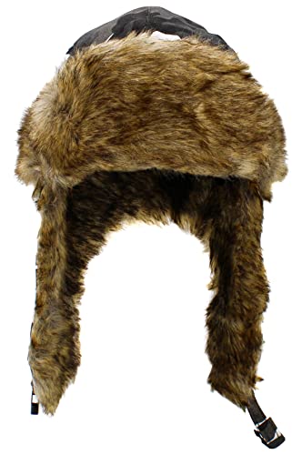 Wool Blend Aviator Trapper hat Trooper Ear Flaps Ushanka Eskimo Russian Warm Winter Cold… - color: Citi Camo Classic Solid