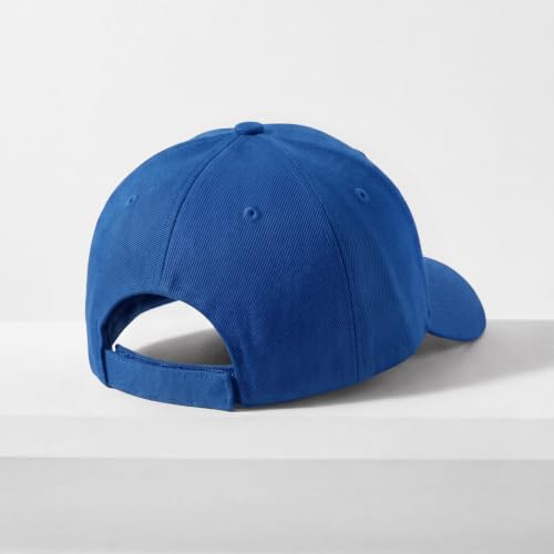 2-Pack Classic Structured Baseball Cap Adjustable Snapback Ball Caps - color: Royal