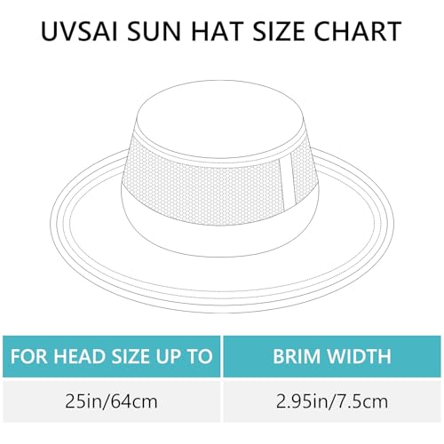 UPF 50+ Bucket Sun Hat with Laser Perforated Mesh Cooling Adjustable Breathable Lightweight for Outdoor Men Women - color: Black & Khaki