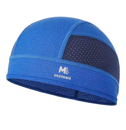 MELASA Cooling Skull Cap Breathable Sweat-Wicking Under Helmet - color: Blue
