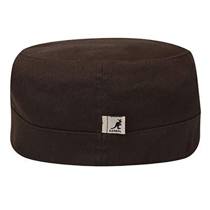 Kangol Cotton Twill Army Cap - color: Brown, size: XX-Large