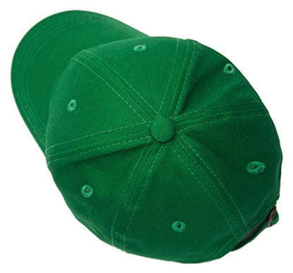 Edoneery Kids Baseball Hat, Adjustable Cotton Cap - color: Green, style: 3-8 Years
