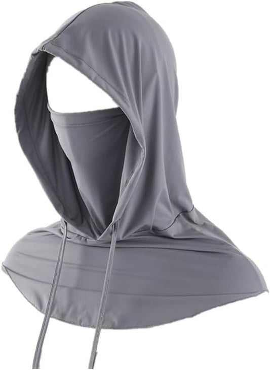 Men Sun Protection Balaclava Hat Summer Full Face Neck Cover Cooling Neck Gaiter for Cycling Outdoor Sports