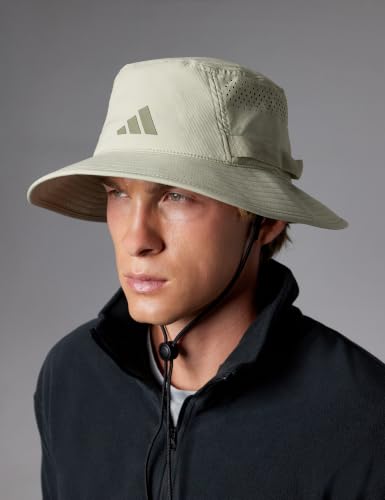 adidas Men's Victory Bucket Hat Boonie - color: Wonder Cargo Khaki/Clay Grey/5, size: Small-Medium