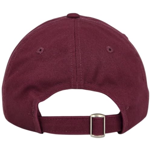 E BY ELIDAN Brooklyn New York Baseball Cap, Embroidered Dad Hat - color: Burgundy