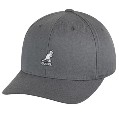Kangol Men, Women Wool Flexfit Baseball - color: Dark Flannel, size: XX-Large