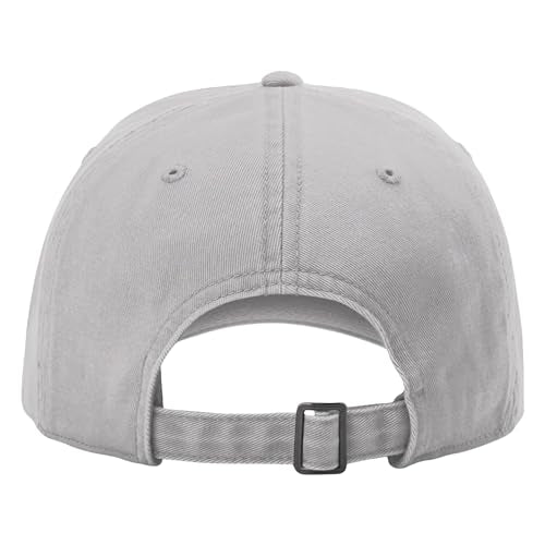 Custom Dad Style Embroidered Hat for Men, Customized Baseball Cap, Gorras para Hombres, Personalized Hats for Men - color: Gray
