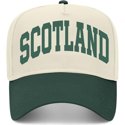 Scotland Collegiate Hat - color: Green/Natural