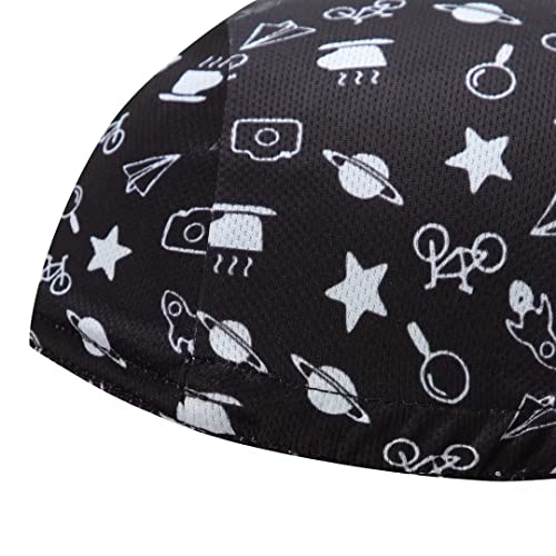 Cycling Cap - Polyester Road Cycling Hat-Under Helmet - Cycling Helmet Liner Breathable&Sweat Uptake - color: Da1