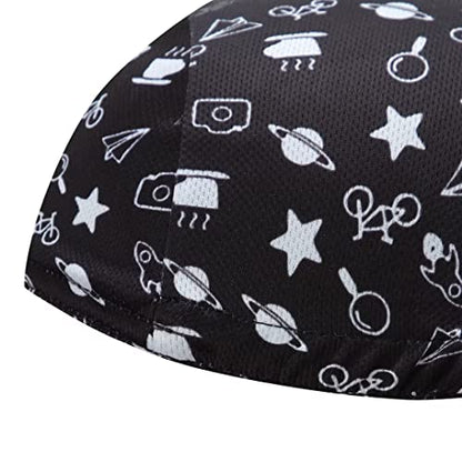 Cycling Cap - Polyester Road Cycling Hat-Under Helmet - Cycling Helmet Liner Breathable&Sweat Uptake - color: Da1