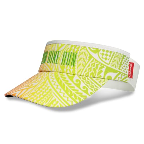 Headsweats Unisex Adult Lightweight Performance Running Sun Visor - color: White Tribal