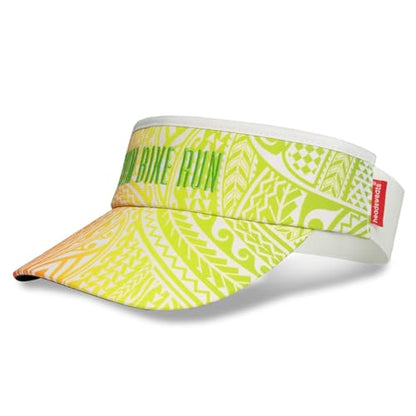 Headsweats Unisex Adult Lightweight Performance Running Sun Visor - color: White Tribal