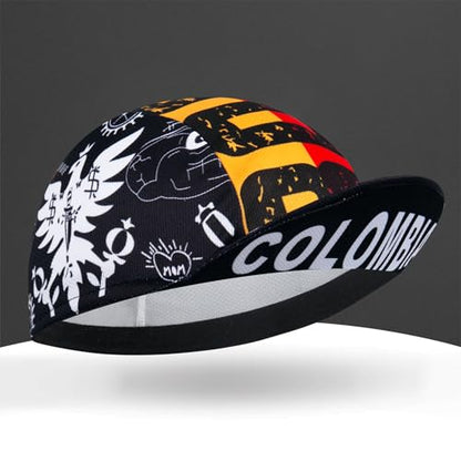 Cycling Cap with Sun Visor, Lightweight Polyester Bike Hat for Men & Women - color: Ck26