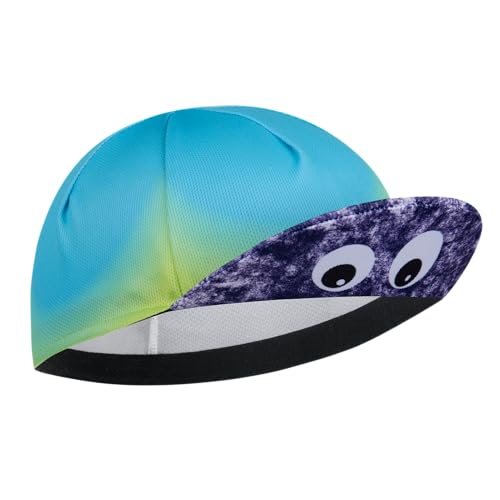 Cycling Cap with Sun Visor, Lightweight Polyester Bike Hat for Men & Women - color: Ck21