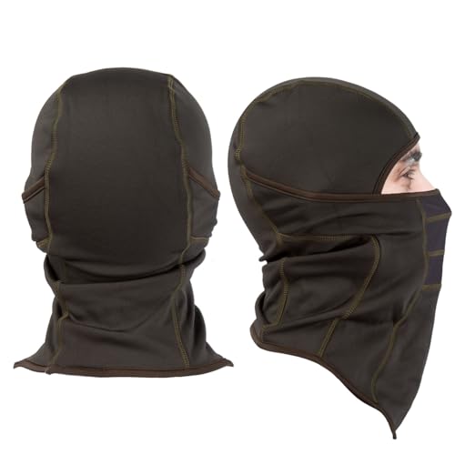 Ski Mask,Balaclava Mask,Wind Water Resistant for Cold Weather - color: Olive Drab