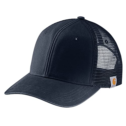 Canvas Mesh Back Cap - color: Navy