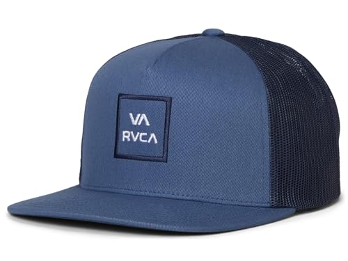 RVCA Men's VA All The Way Trucker Hat - color: Vintage Navy