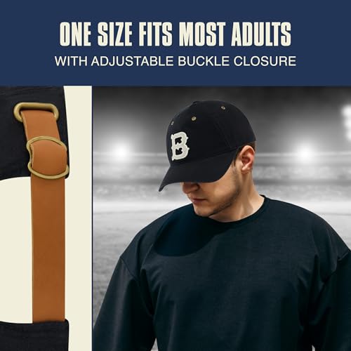 Blue Marlin Dad Hat, Adult Cotton Baseball Cap with Curved Brim, One Size. - color: Brooklyn Royal Giants