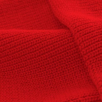 JILANI HANDICRAFT Trawler Beanie Winter Fisherman Beanie for Men Knit Cuff Unisex Skullcap - color: Red