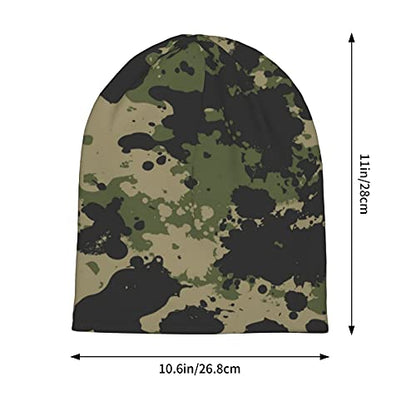 Gamepad Print Slouchy Beanie Skull Caps Chemo Hats Baggy Headwear for Men Women Jogging Cycling - color: Camouflage