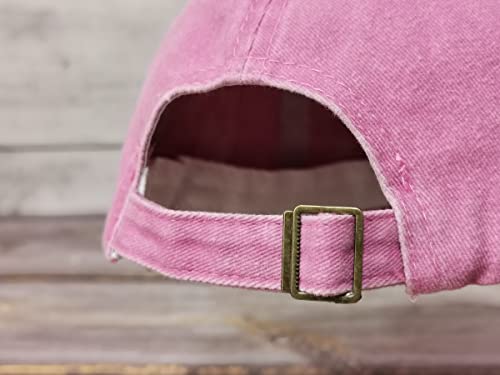America State City Flag Hats - color: Chicago Illinois Skyline Flag (Washed Pink)