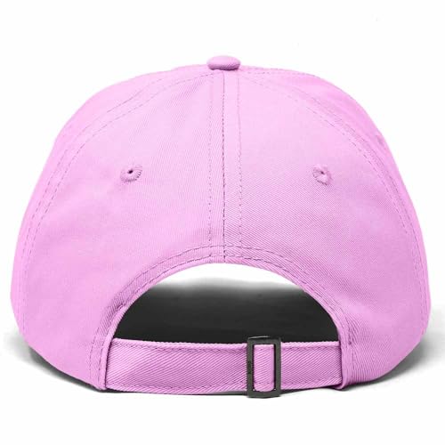 Hand Drawn Heart Hat Womens Embroidered Baseball Cap - color: Light Pink