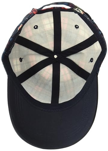 Tommy Hilfiger Men's Cotton Logo Adjustable Baseball Cap - color: Red Multi