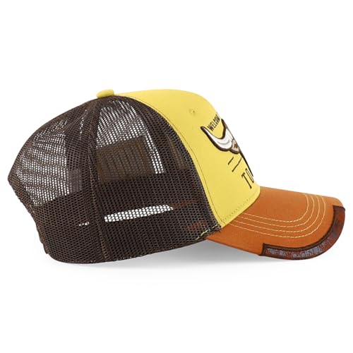 Trendy Apparel Shop Bull Embroidered Western Snapback Trucker Cap - color: Mustard Tan 2