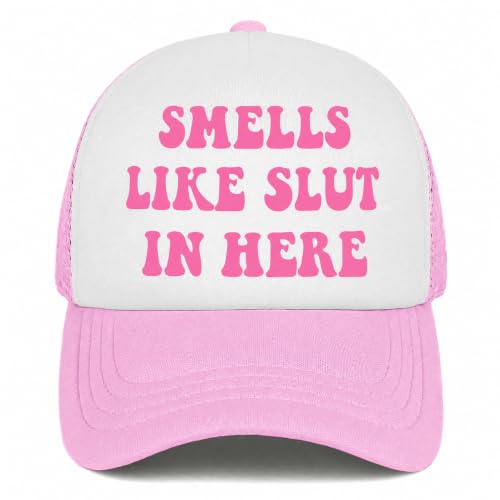 You Find It Offensive? I Find It Funny Trucker Hats for Women Pink Men Funny Slogan Pink Hats for Men - color: 24 Pink