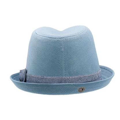 Peter Grimm Depp Fedora Hat - color: Blue Wash, size: Large-X-Large